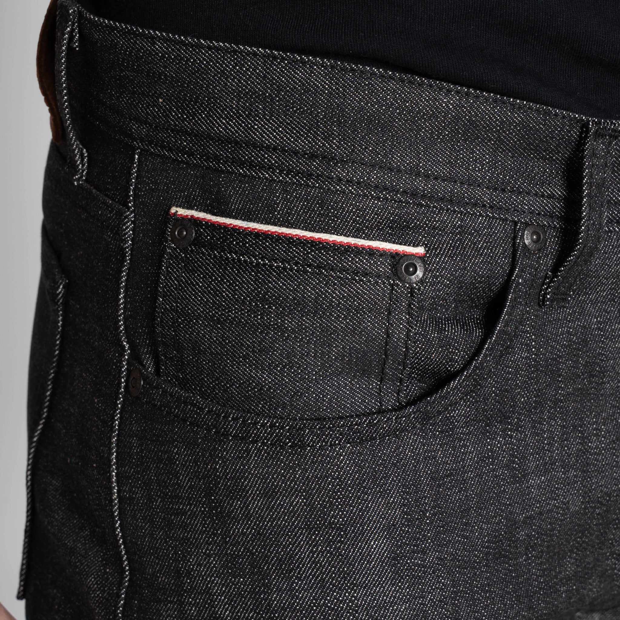 Weird Guy - Super Sexy Selvedge - Black by Naked & Famous Denim