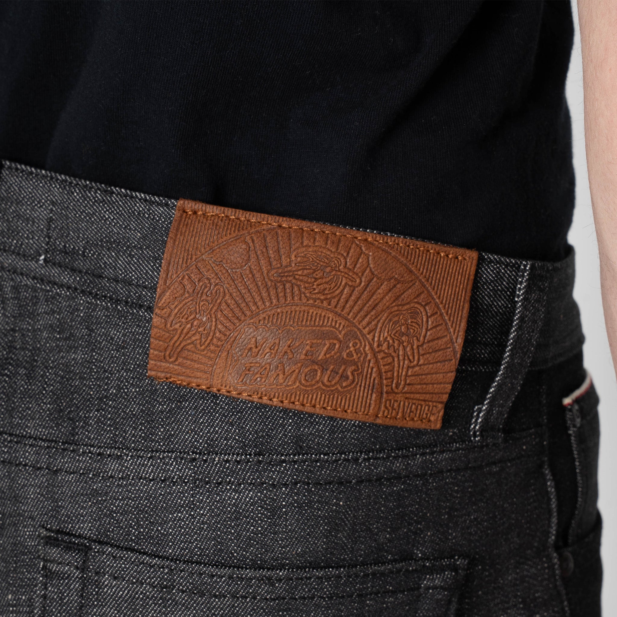 Weird Guy - Super Sexy Selvedge - Black by Naked & Famous Denim