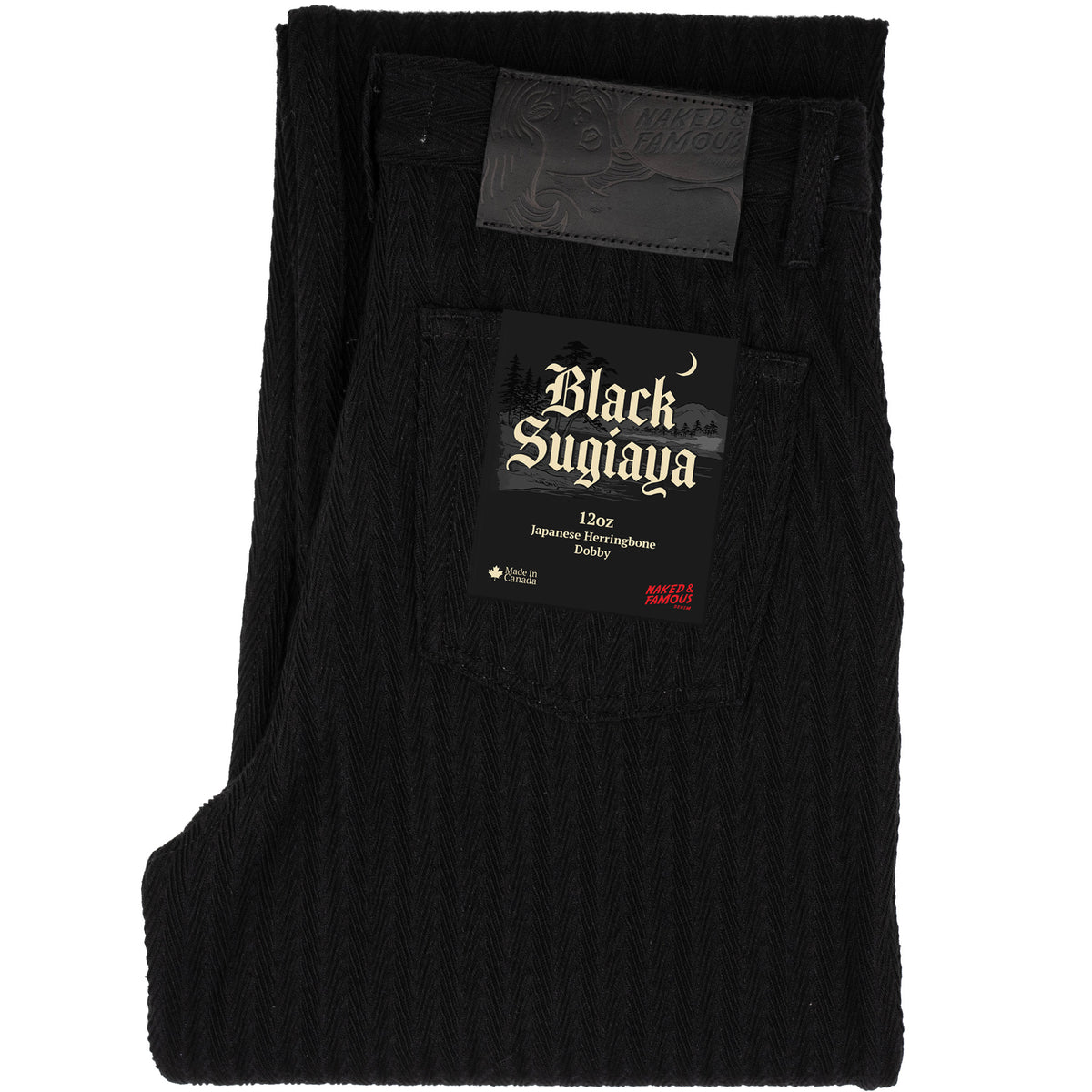Pleated Trouser - Black Sugiaya