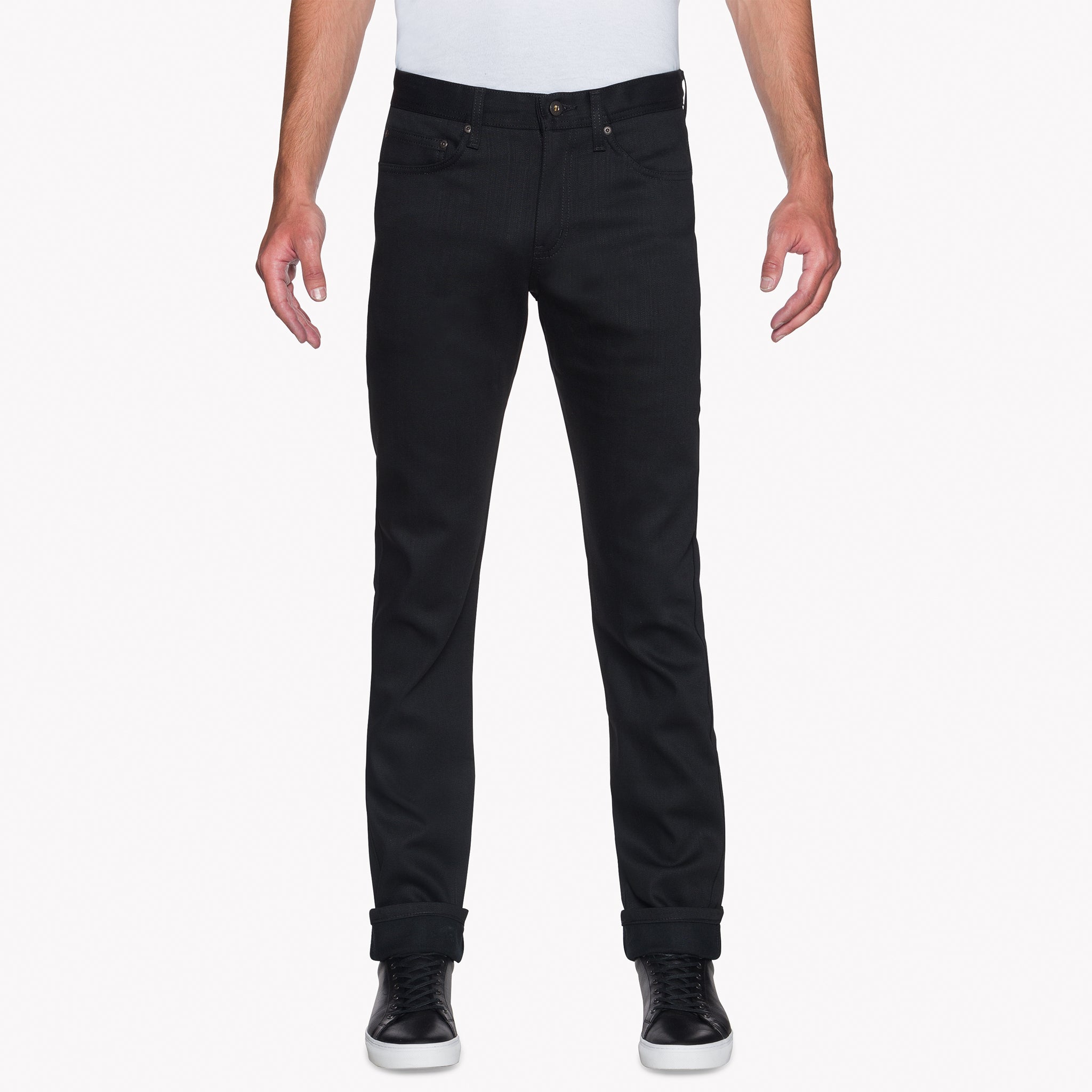 Weird Guy - Black Cashmere by Naked & Famous Denim