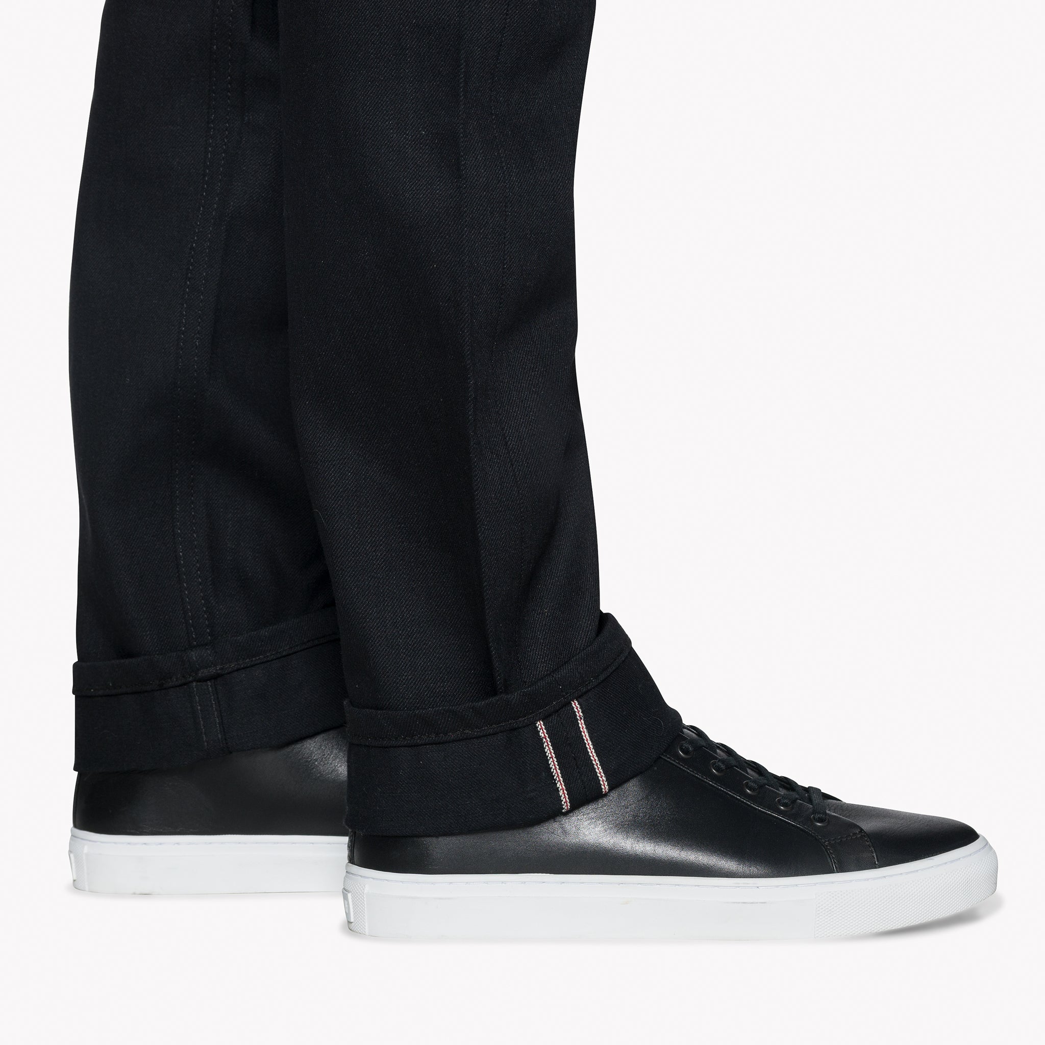 Weird Guy Overalls - Solid Black Selvedge by Naked & Famous Denim