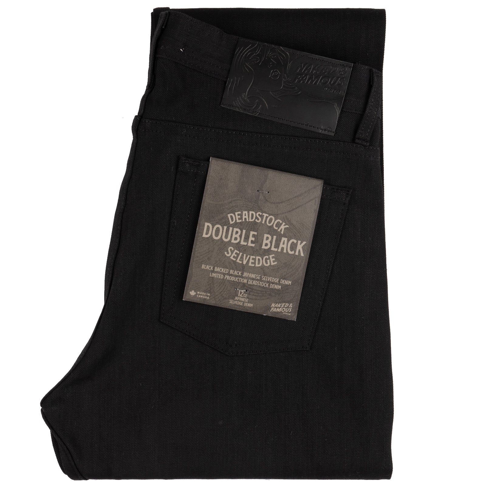 Weird Guy - Deadstock Double Black Selvedge by Naked & Famous Denim