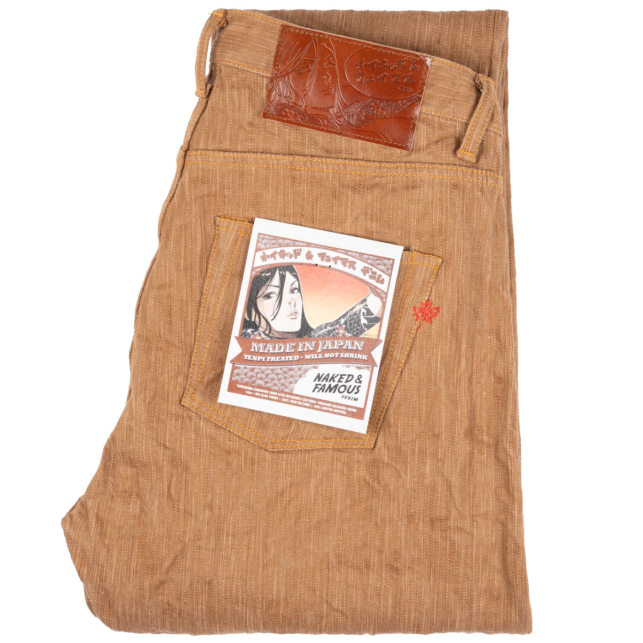 Easy Guy - MIJ11 - Tokushima Hand Dyed Kakishibu Selvedge by Naked & Famous Denim