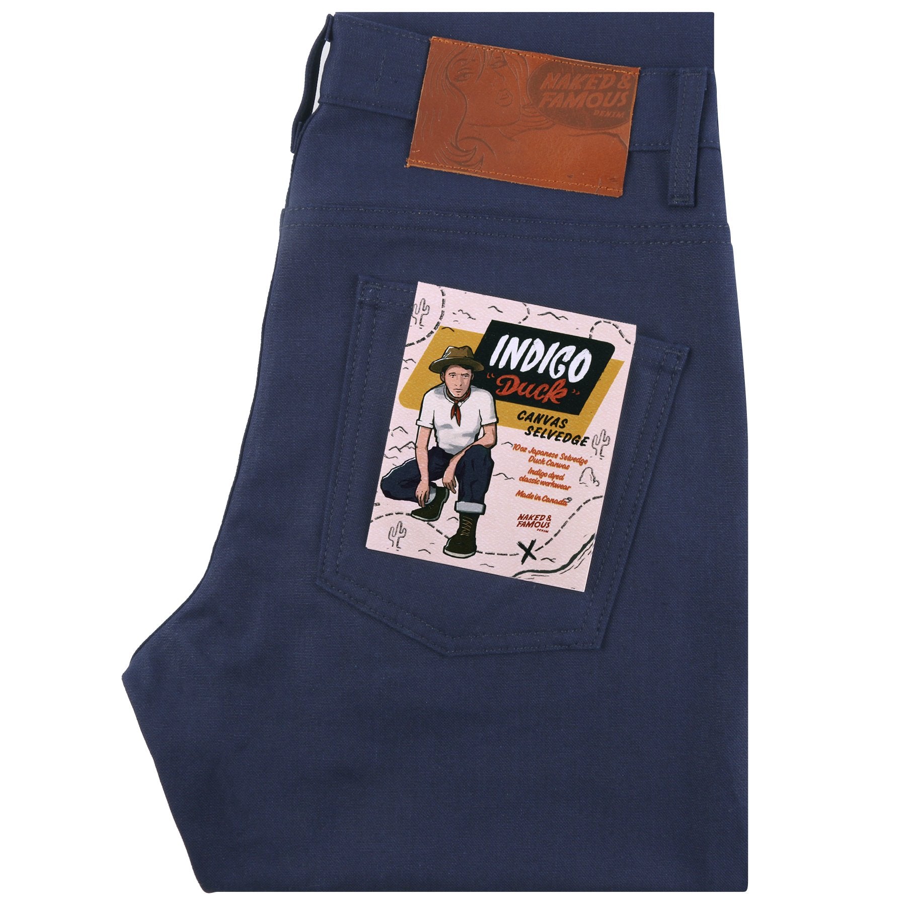Super Guy - Indigo Duck Canvas Selvedge by Naked & Famous Denim