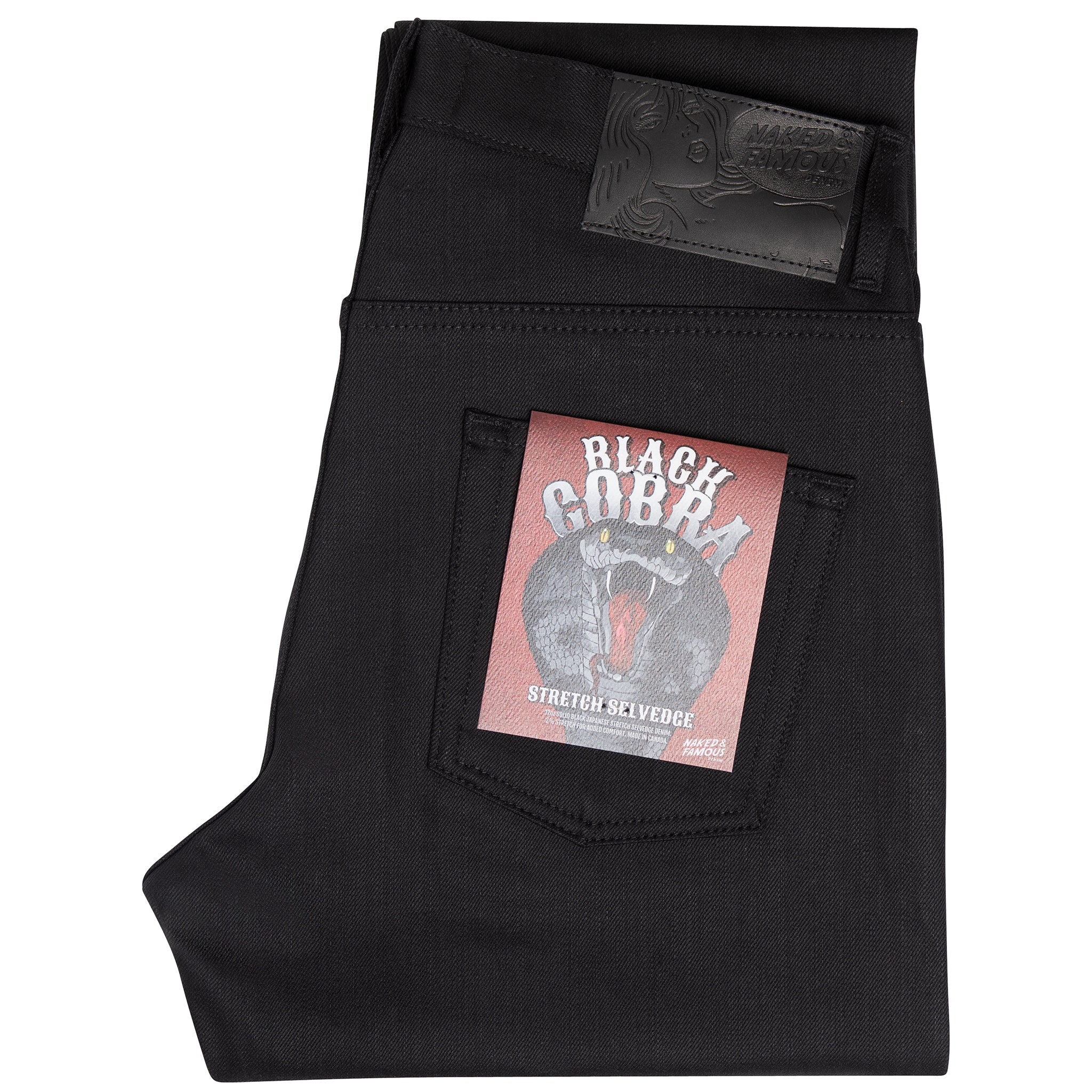 Easy Guy - Black Cobra Stretch Selvedge by Naked & Famous Denim