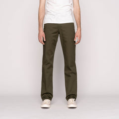 Straight Chino - Green Stretch Twill by Naked & Famous Denim
