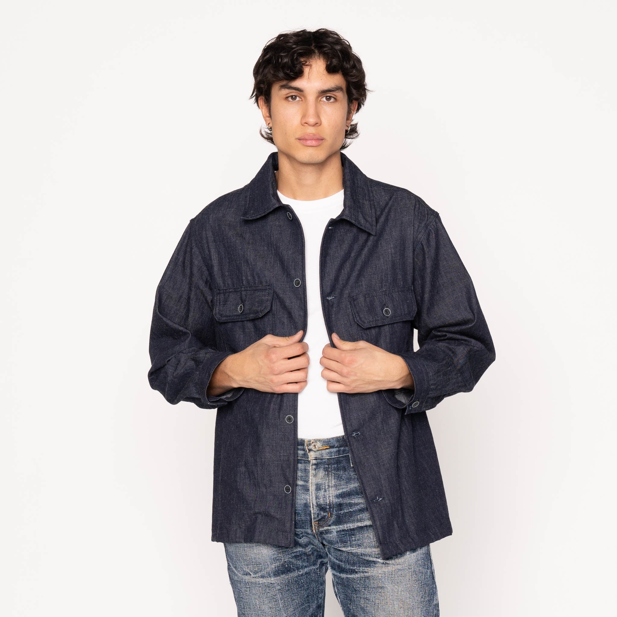Work Shirt - 10oz Rinsed Denim by Naked & Famous Denim