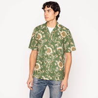 Aloha Shirt - Waikiki Waves - Green