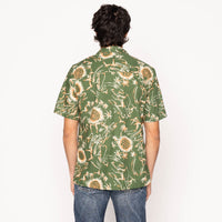 Aloha Shirt - Waikiki Waves - Green