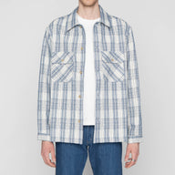Work Shirt - Asagi Sashiko - White by Naked & Famous Denim