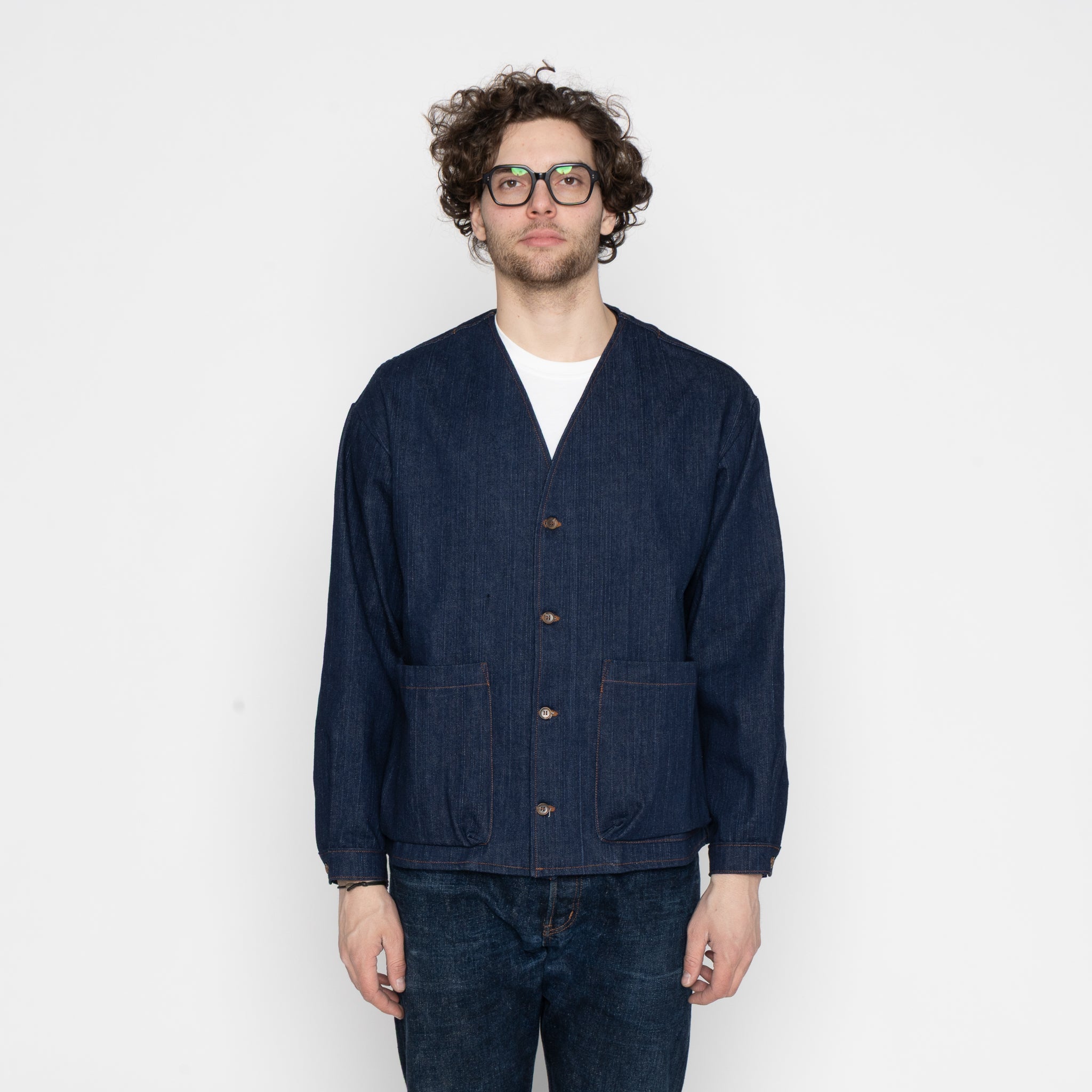 Wise Guy  - Vertical Slub Denim - Indigo