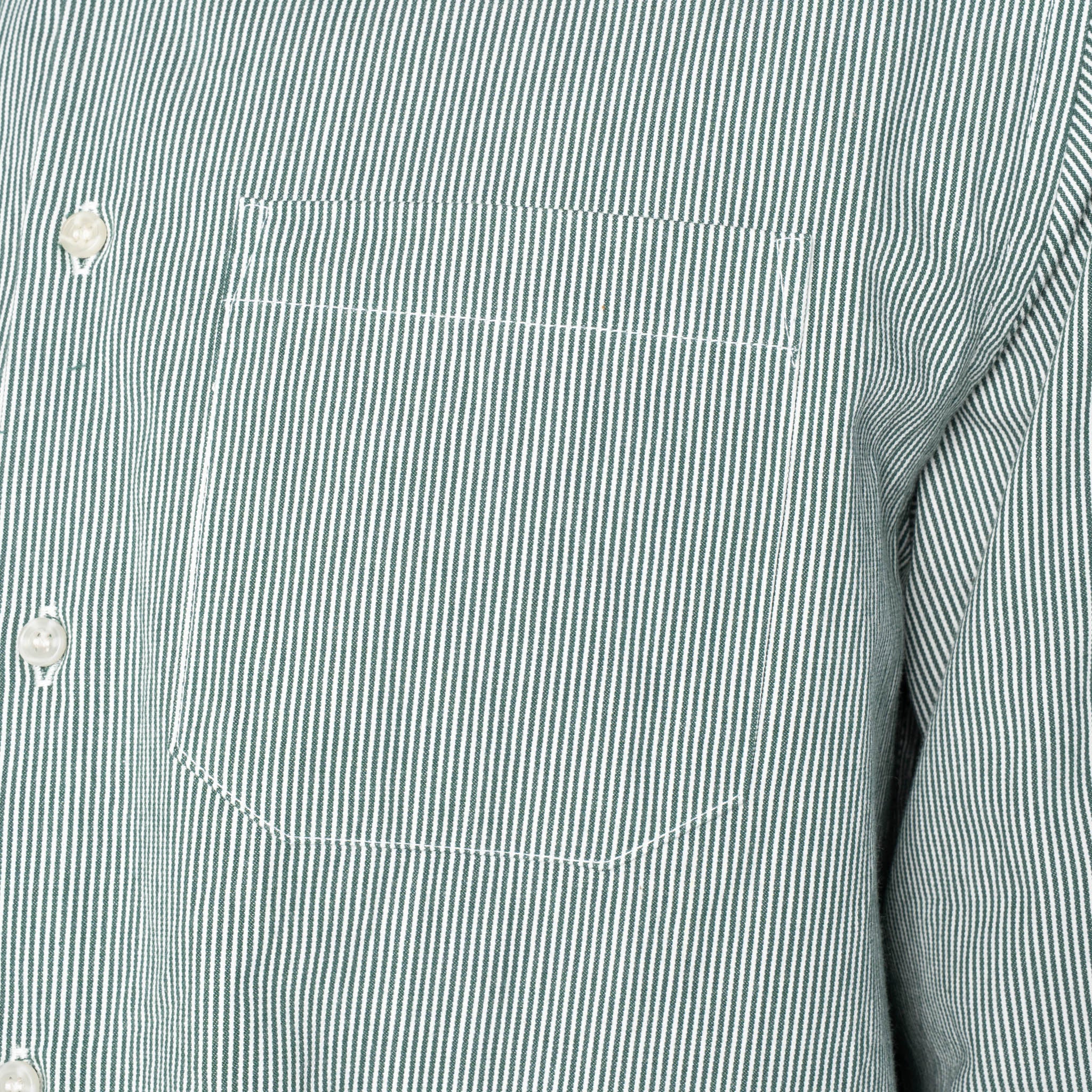 True Shirt - Organic Hickory - Green by Naked & Famous Denim