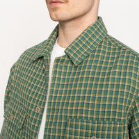 Over Shirt - Yarn Dyed Double Cloth - Green | Naked & Famous Denim
