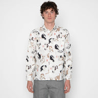 True Shirt - Japanese Neko Cats by Naked & Famous Denim
