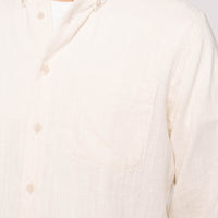 Easy Shirt - Double Weave Slub Gauze- White