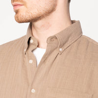 Easy Shirt - Double Wave Slub Gauze - Sand