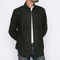 Easy Shirt - Solid Flannel - Forest | Naked & Famous Denim