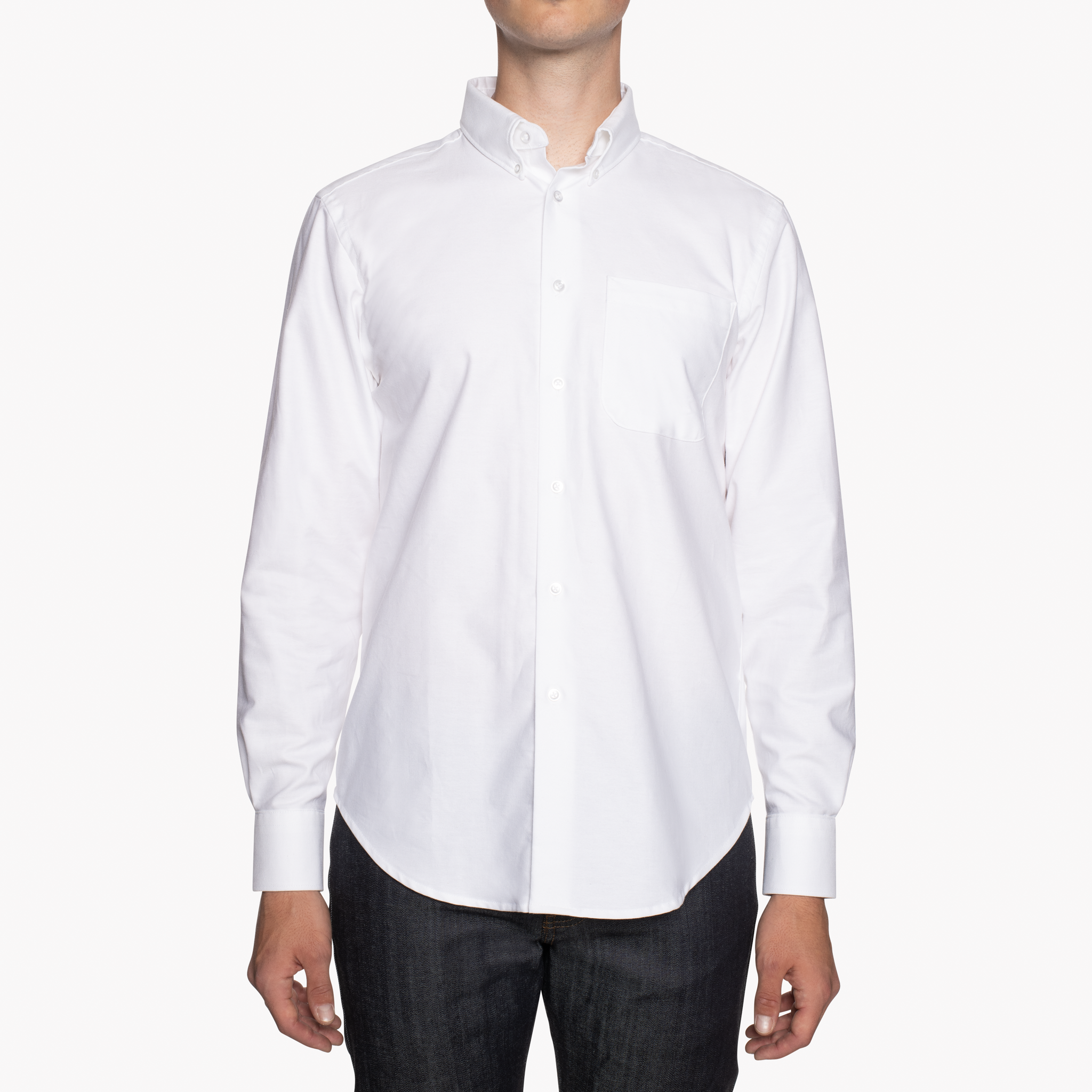 Easy Shirt - Cotton Oxford - White by Naked & Famous Denim