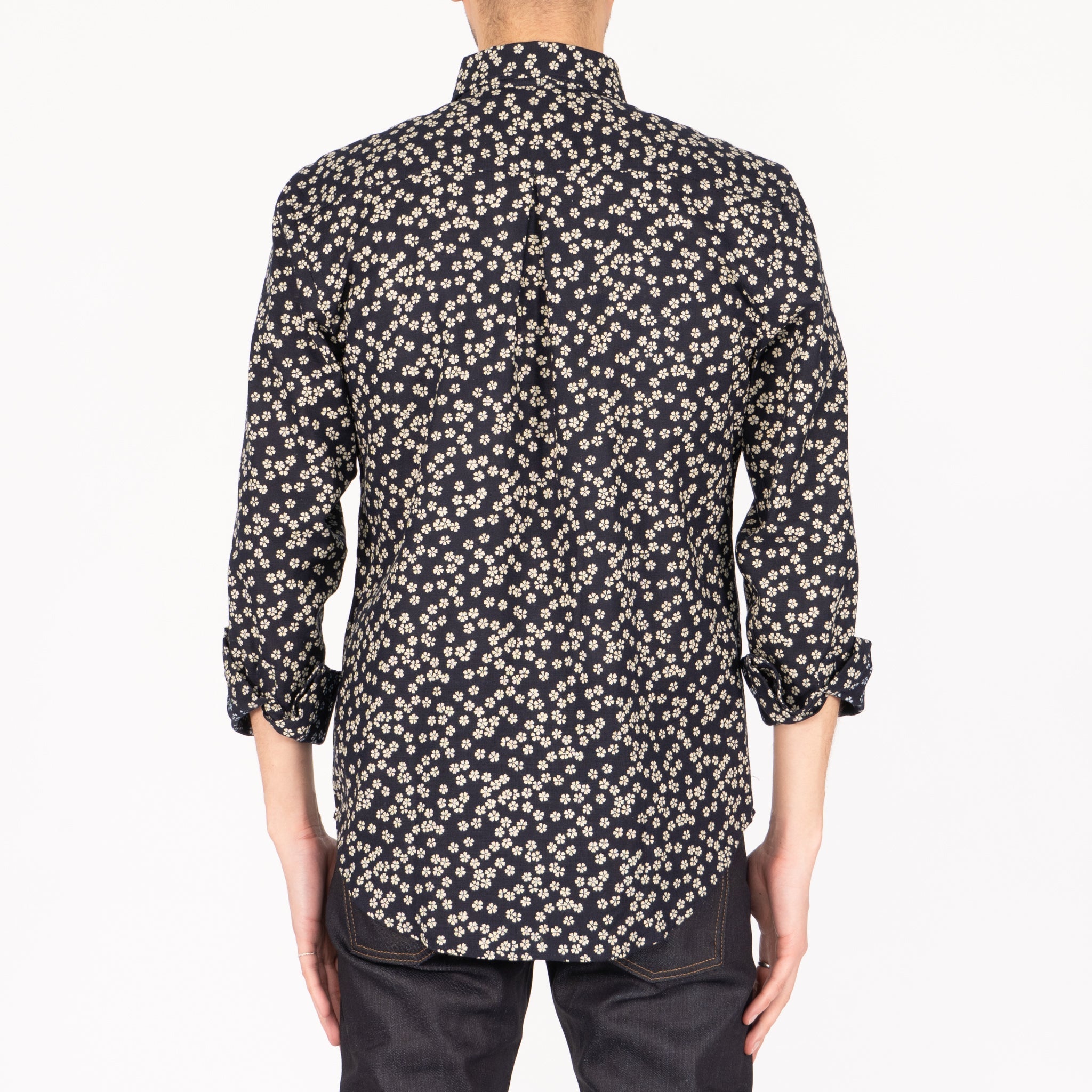 Easy Shirt - Kimono Flowers by Naked & Famous Denim