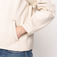 Zip Chore Coat - All Natural Ecru Foxfiber®