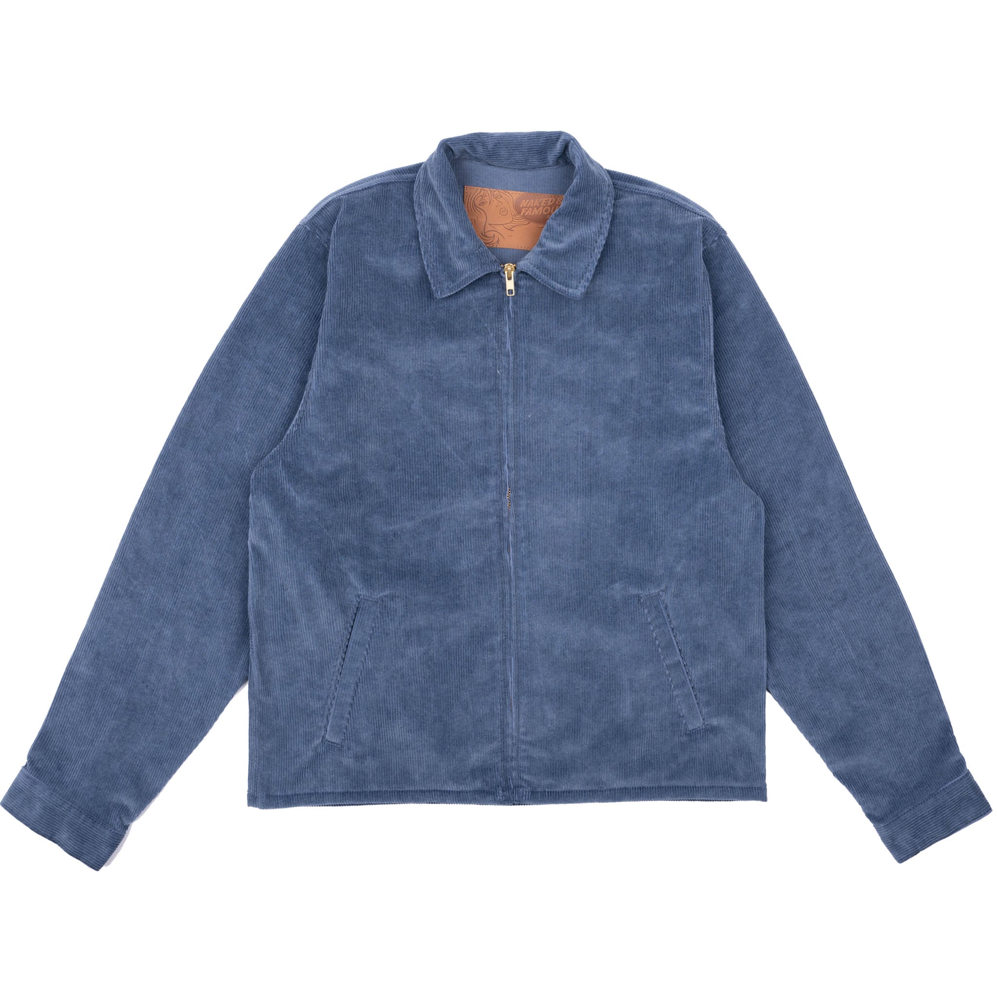 Zip Chore - Faded Corduroy Organic - Indigo by Naked & Famous Denim