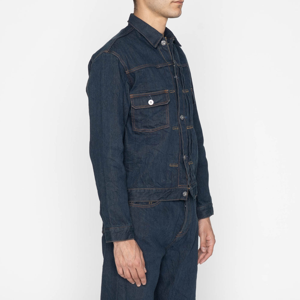 Heritage Jacket - MIJ17 - Chairo no Kitsune - Indigo by Naked & Famous Denim