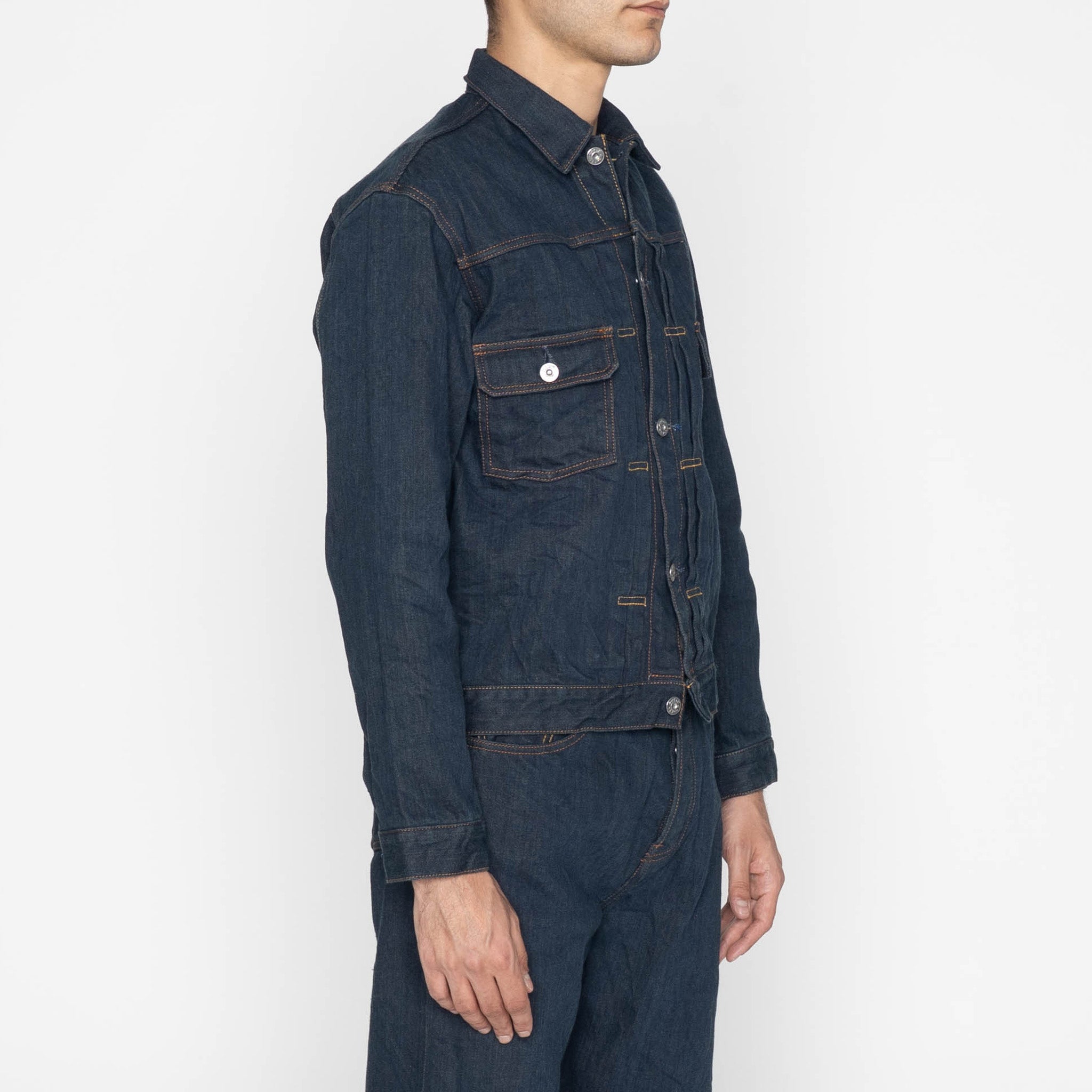 Heritage Jacket - MIJ17 - Chairo no Kitsune - Indigo