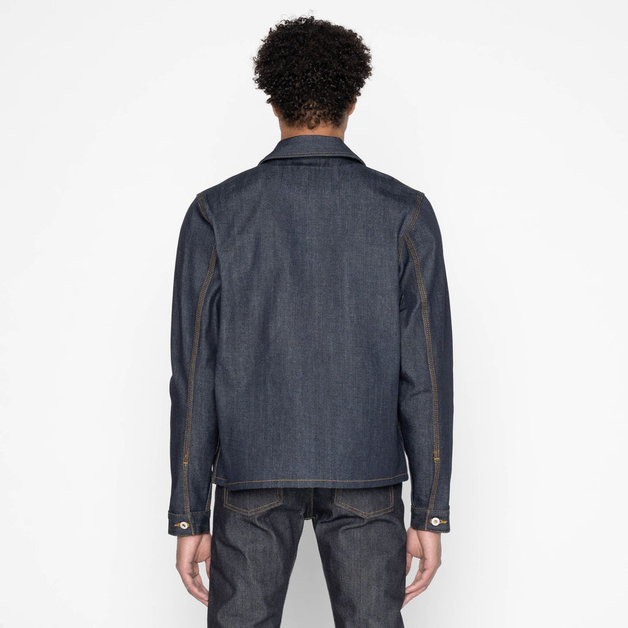 Zip Jacket - Left Hand Twill Denim by Naked & Famous Denim