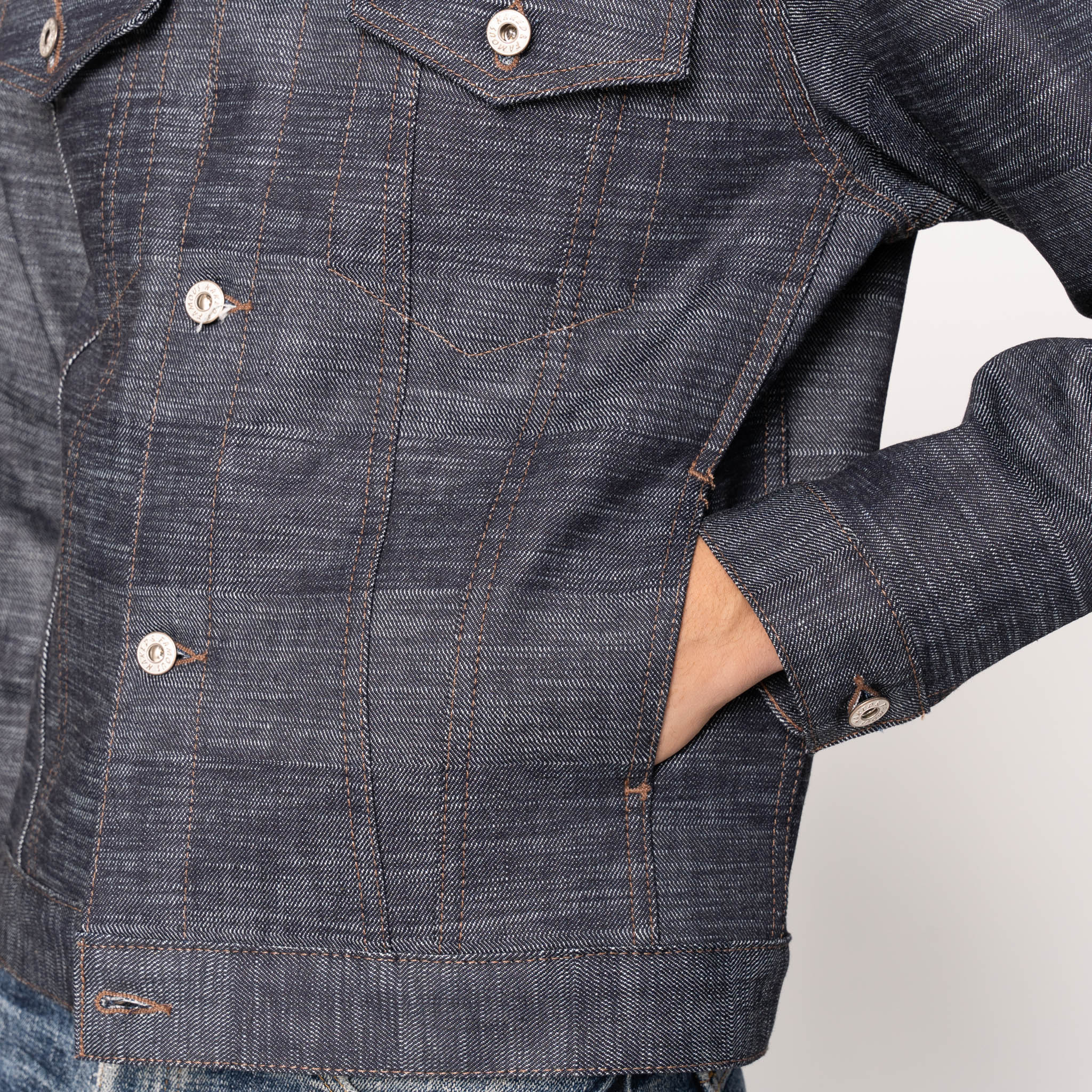 Denim Jacket - Revival Frankenstein Denim by Naked & Famous Denim