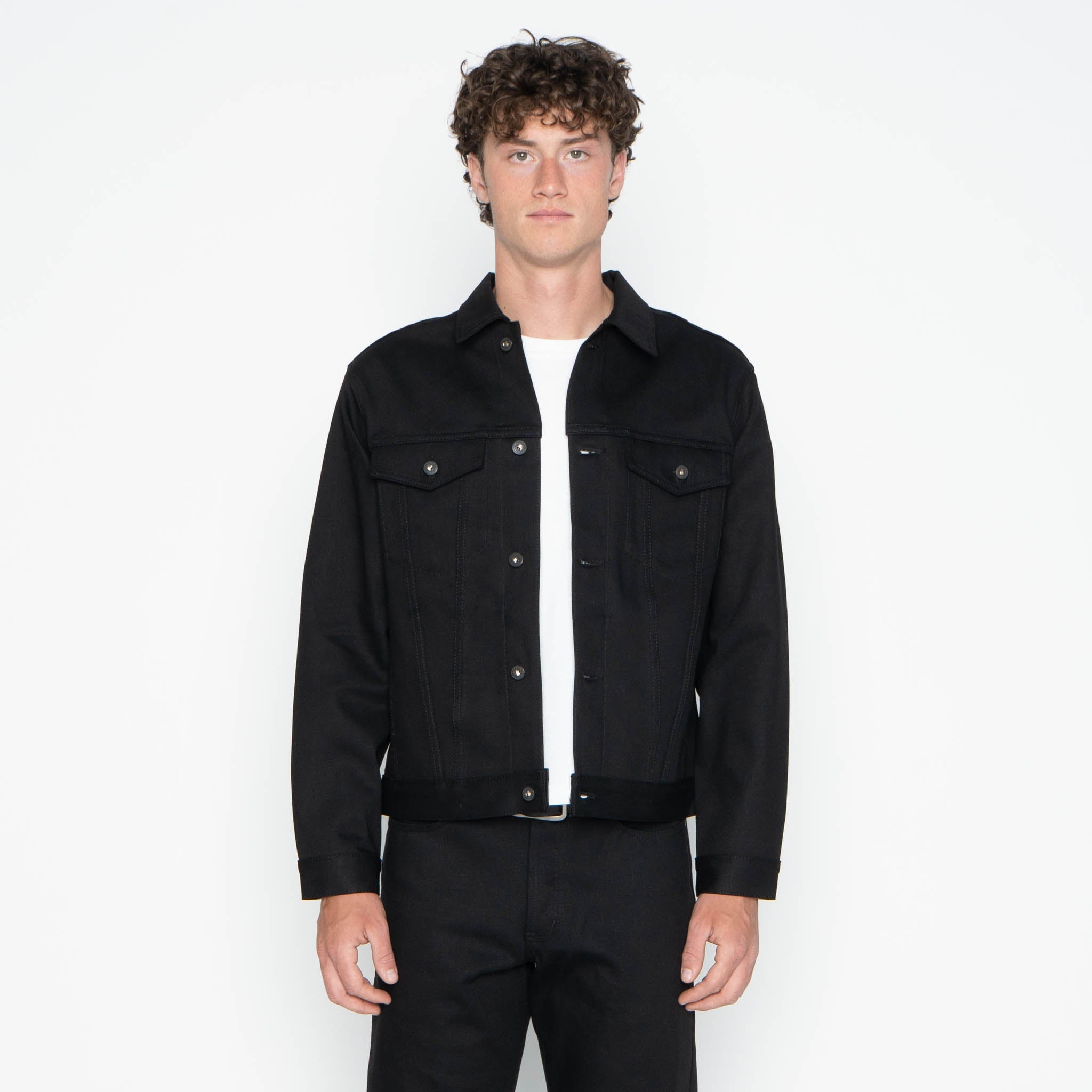 Denim Jacket - Solid Black Selvedge by Naked & Famous Denim
