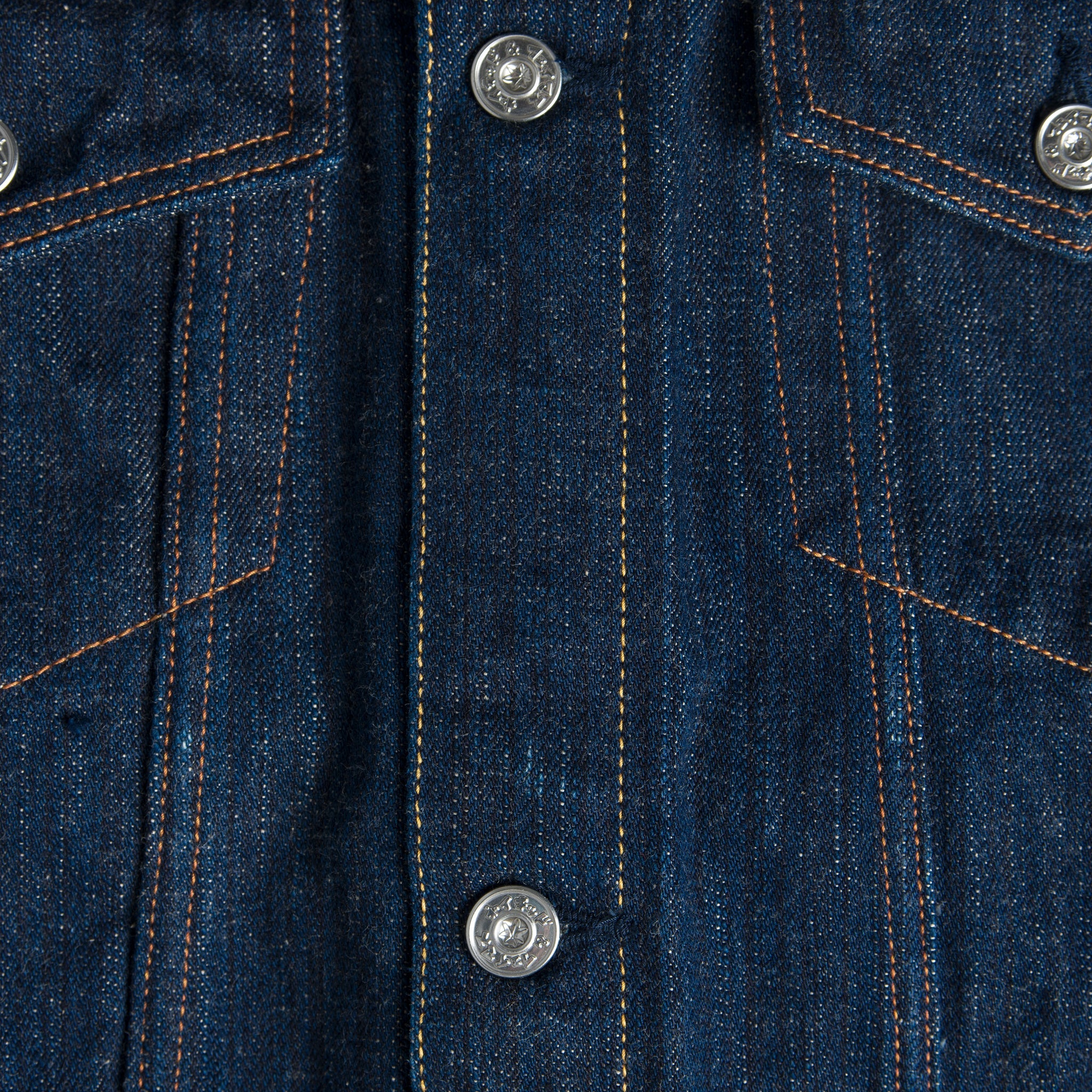 Denim Jacket - MIJ9 - "Tennen Ai" Natural Indigo Slub Selvedge by Naked & Famous Denim