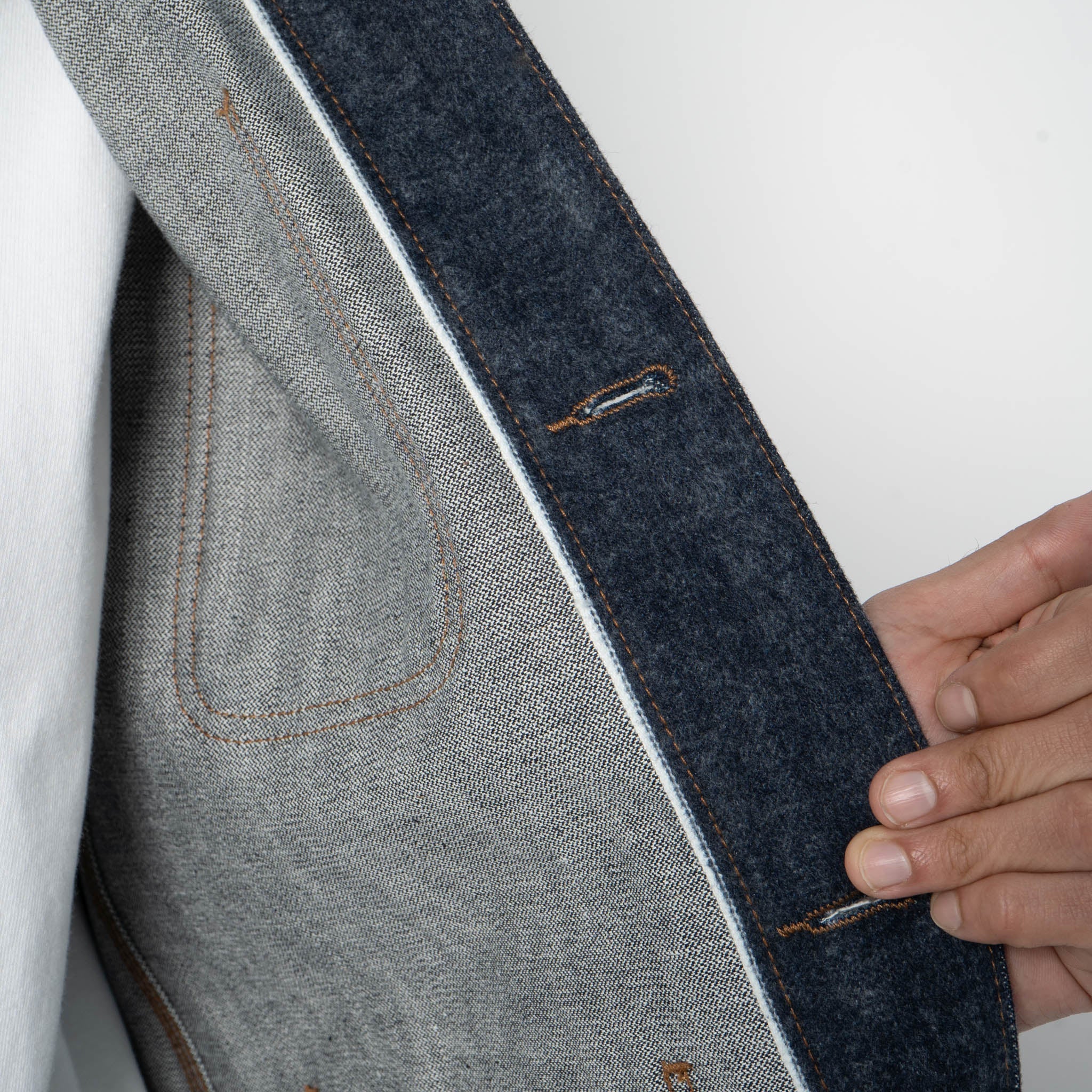 Chore Coat - Max Brush Selvedge - Indigo by Naked & Famous Denim