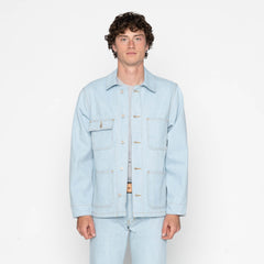 Chore Coat - Secret Agent Denim - Bleach Blue by Naked & Famous Denim