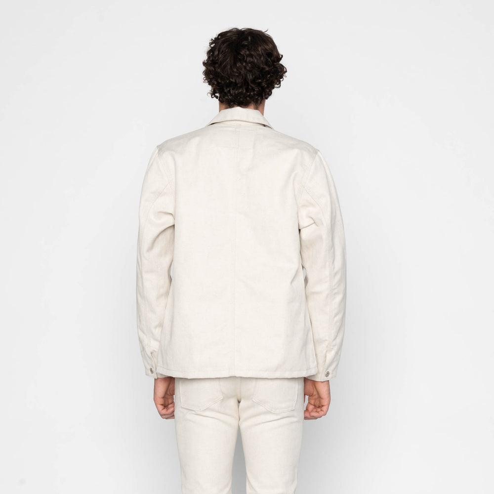 Chore Coat - Tabi Selvedge - Off White by Naked & Famous Denim