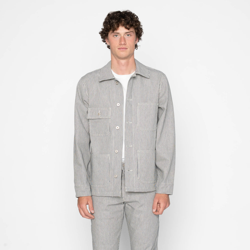 Chore Coat - Selvedge Hickory by Naked & Famous Denim