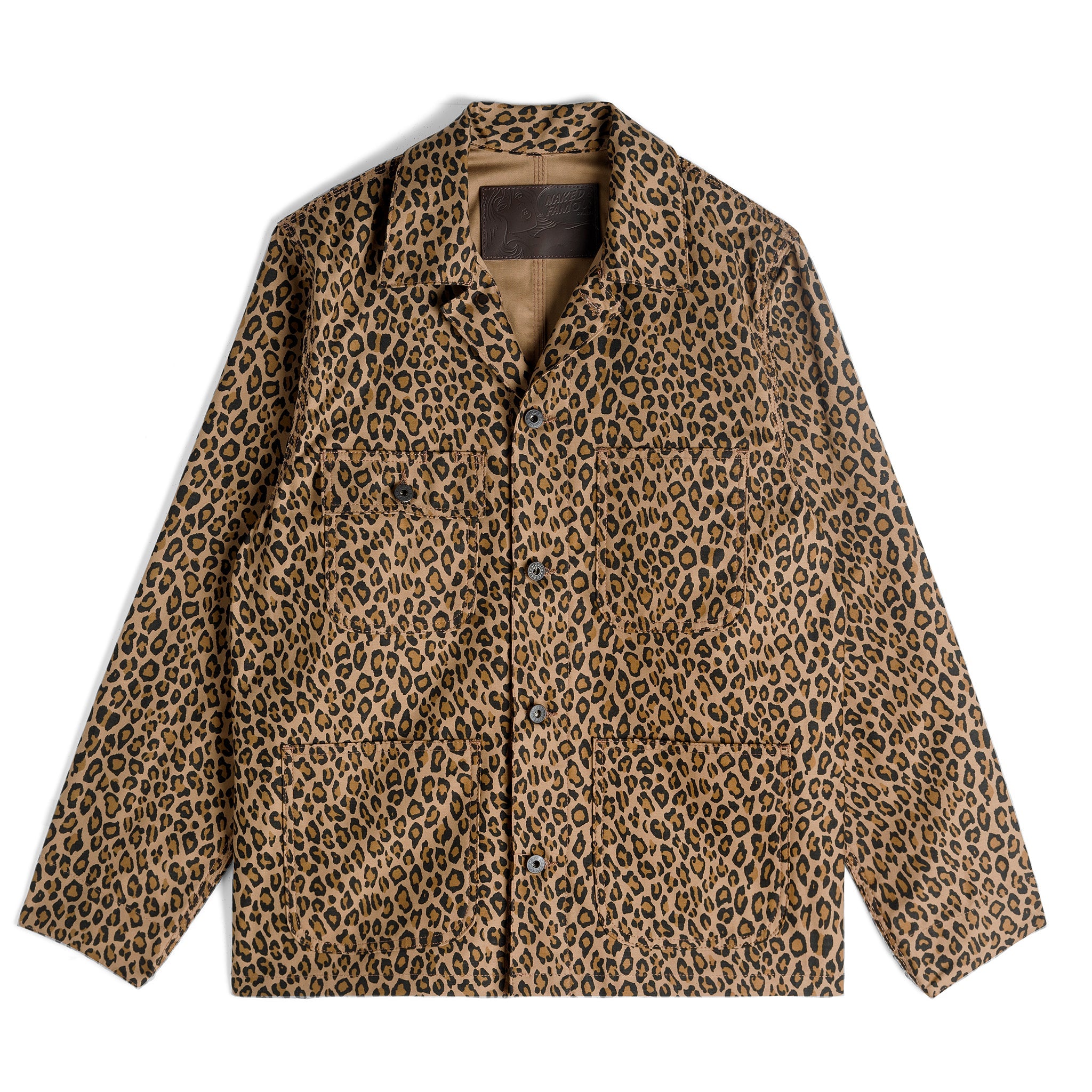 Chore Coat - Leopard Print by Naked & Famous Denim