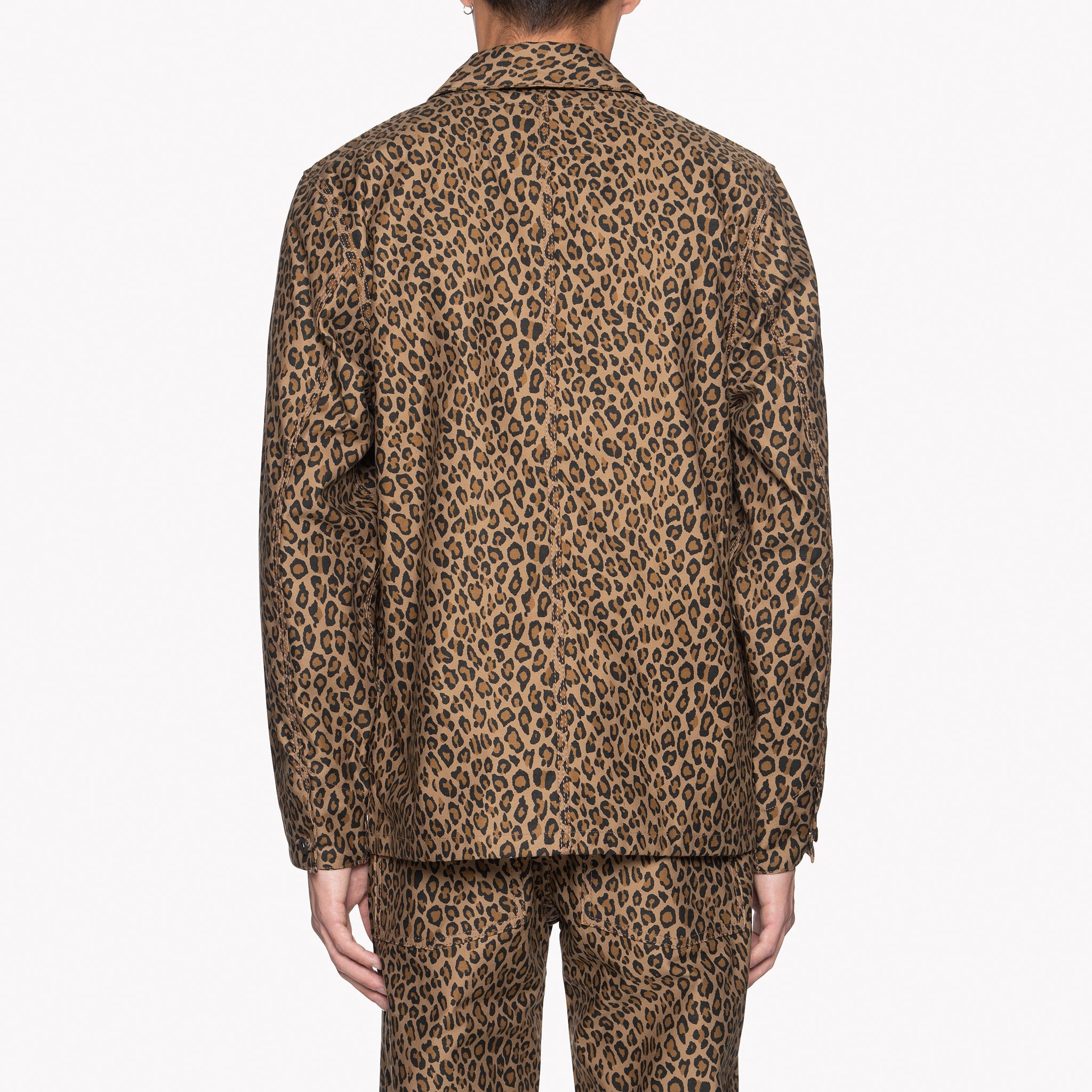 Chore Coat - Leopard Print by Naked & Famous Denim