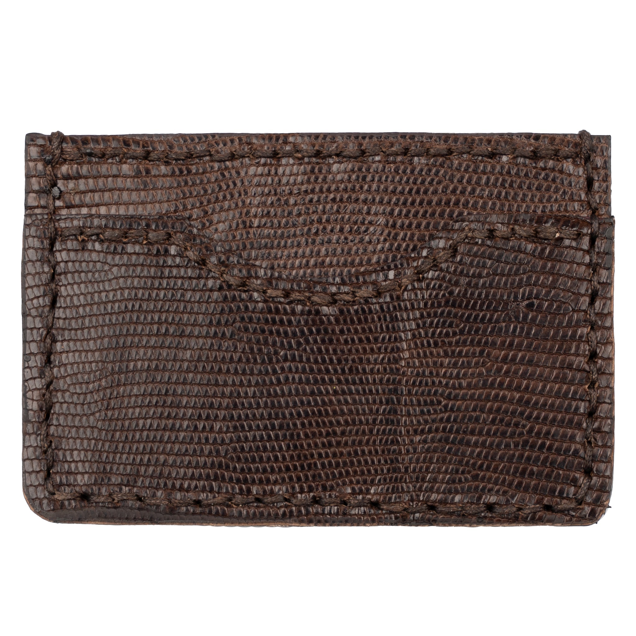 Card Case - Brown Lizard by Naked & Famous Denim