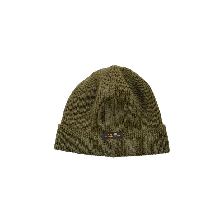 Wool Knit Watch Cap - Loden