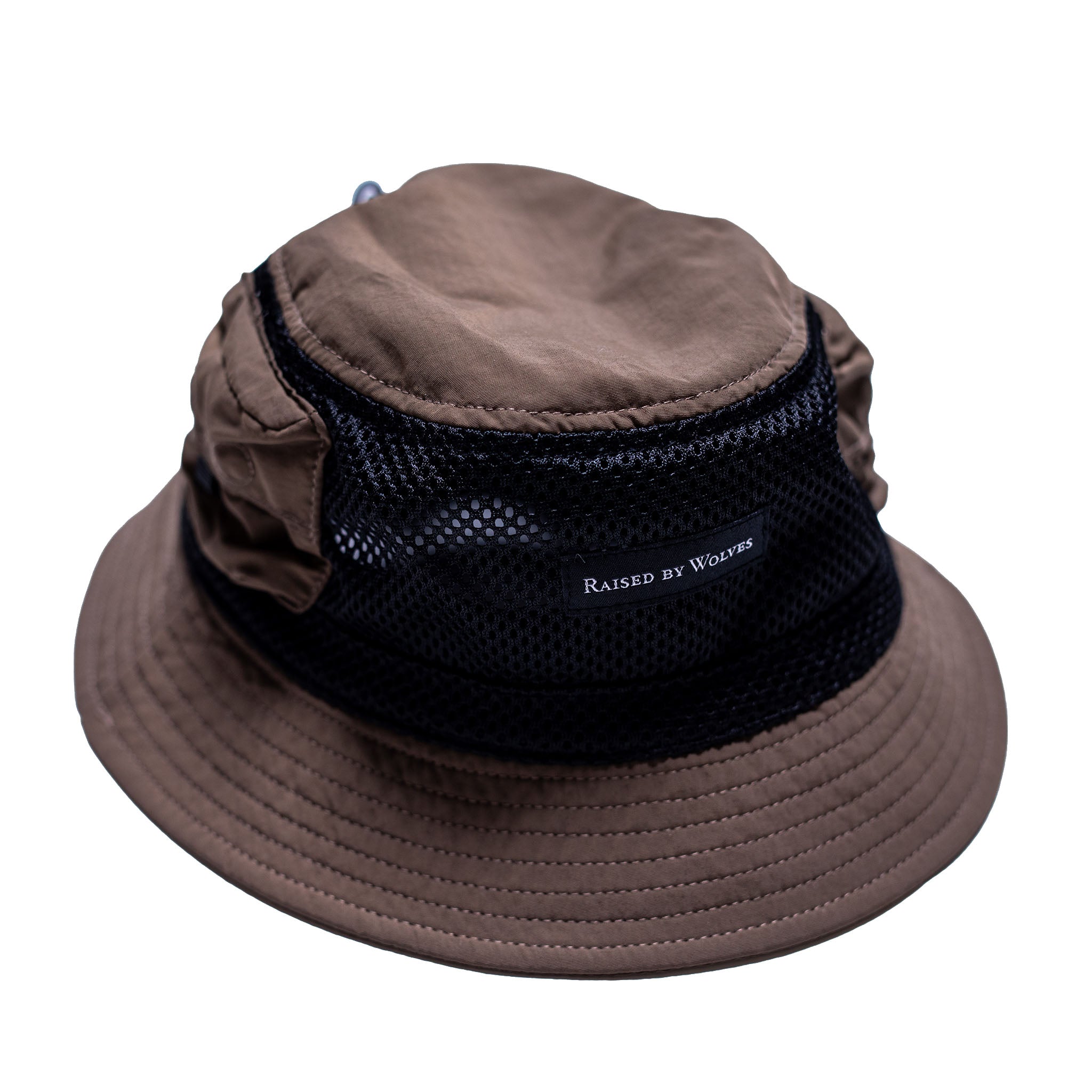 Recycled Nylon Bucket Hat - Olive by Raised by Wolves