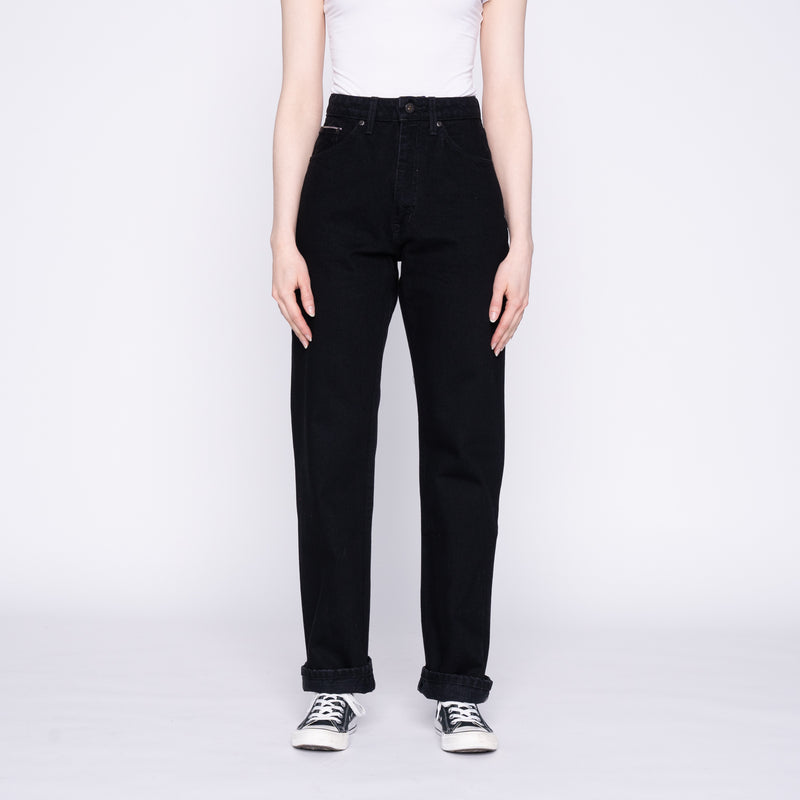 Women's - Classic - Solid Black Selvedge