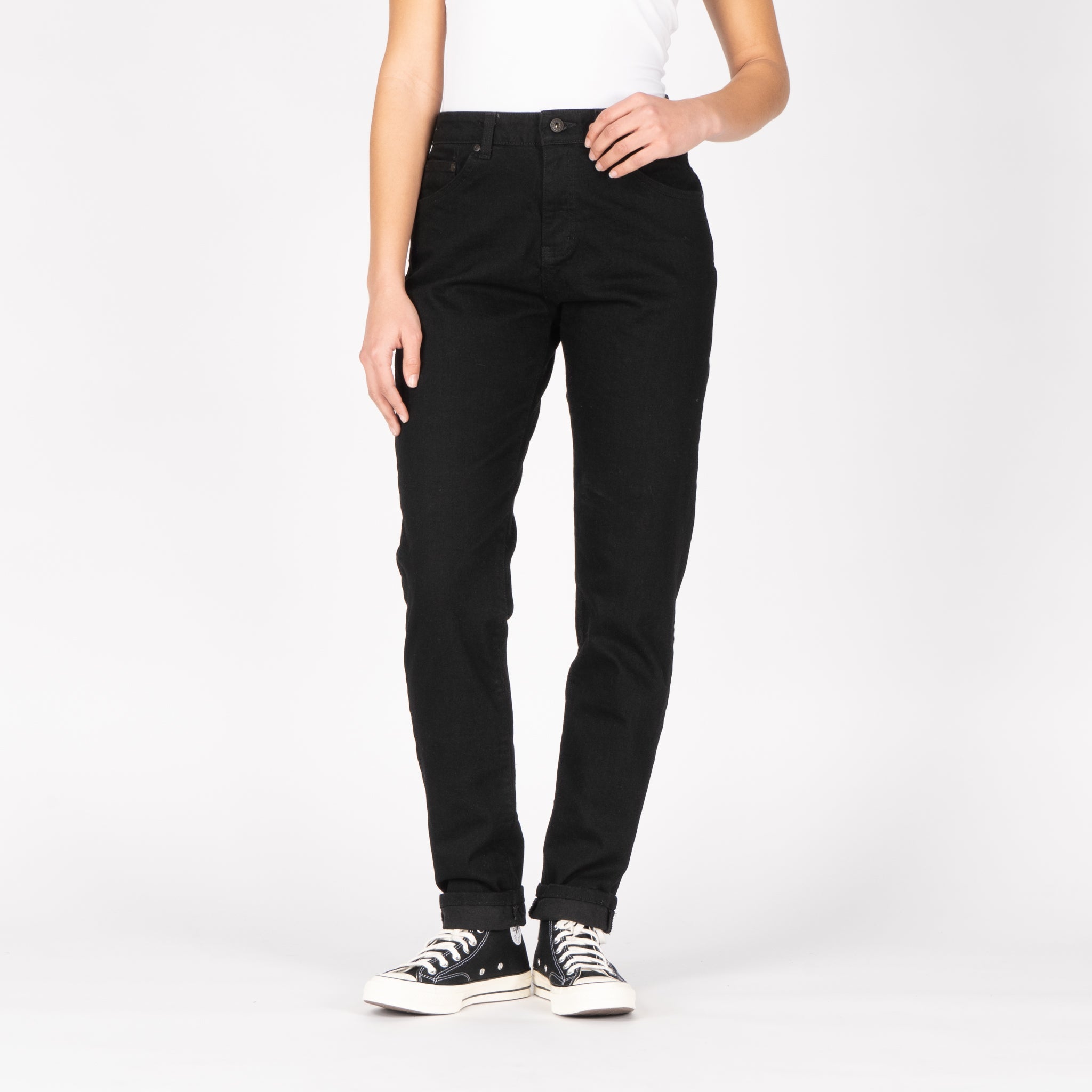 Max - All Black Comfort Stretch by Naked & Famous Denim
