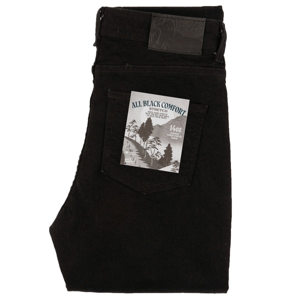 Max - All Black Comfort Stretch | Naked & Famous Denim