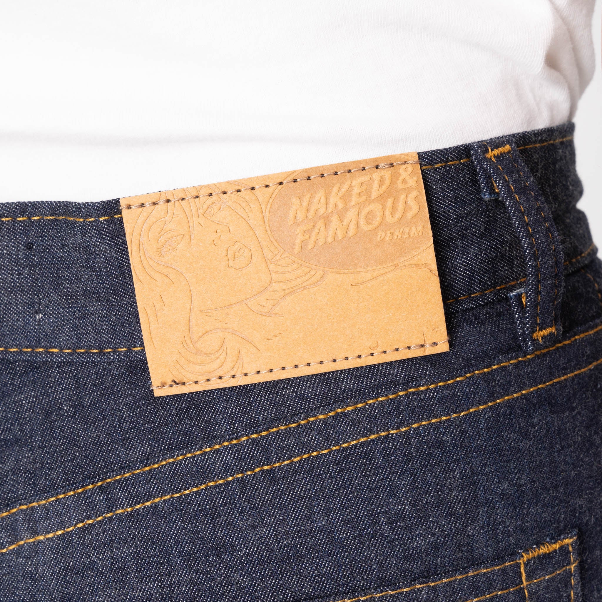 Bestie - 10oz Rinsed Denim by Naked & Famous Denim