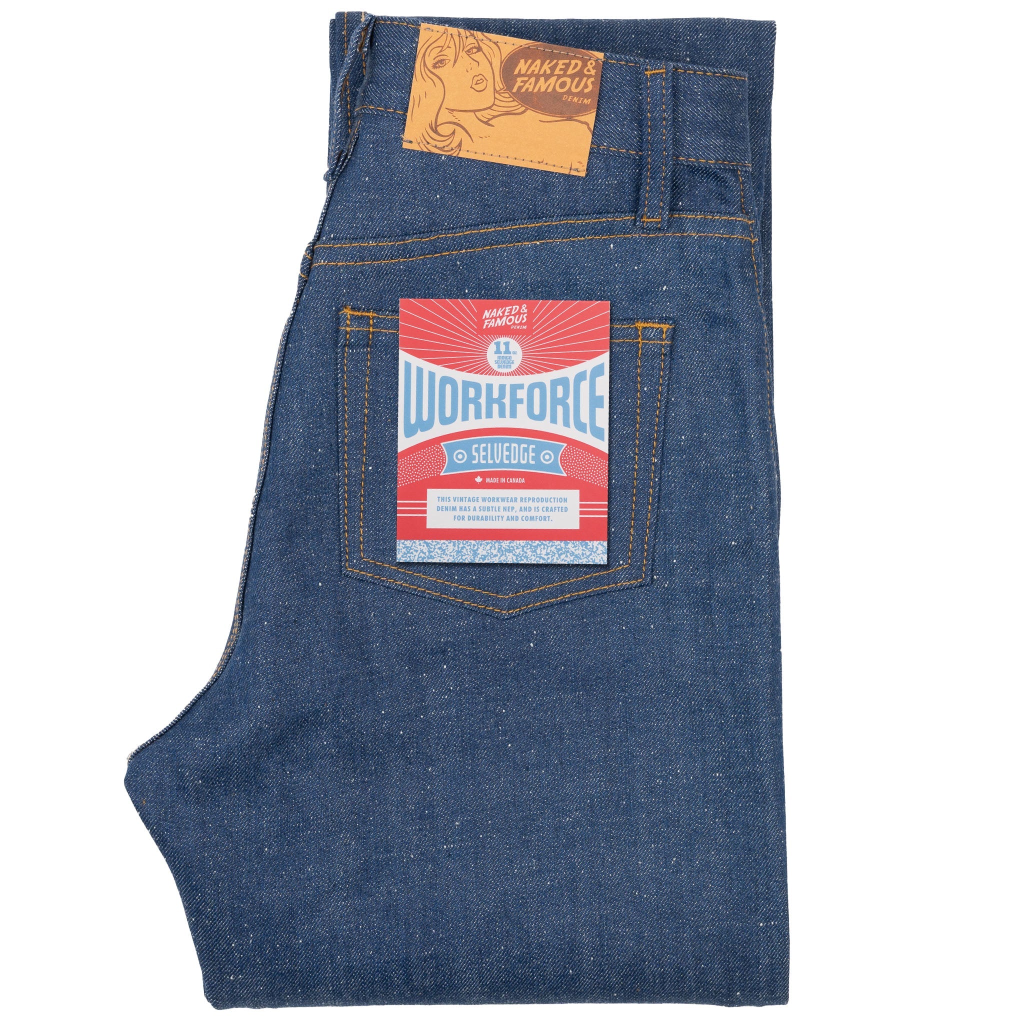 Super Girl - Workforce Selvedge by Naked & Famous Denim