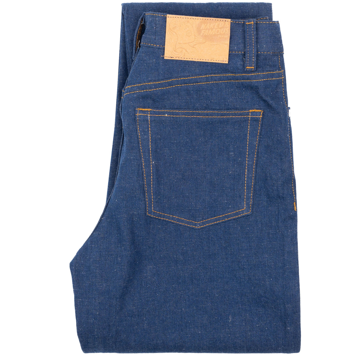 Bestie - 2x1 Dungaree Nep Denim - Mid Indigo by Naked & Famous Denim