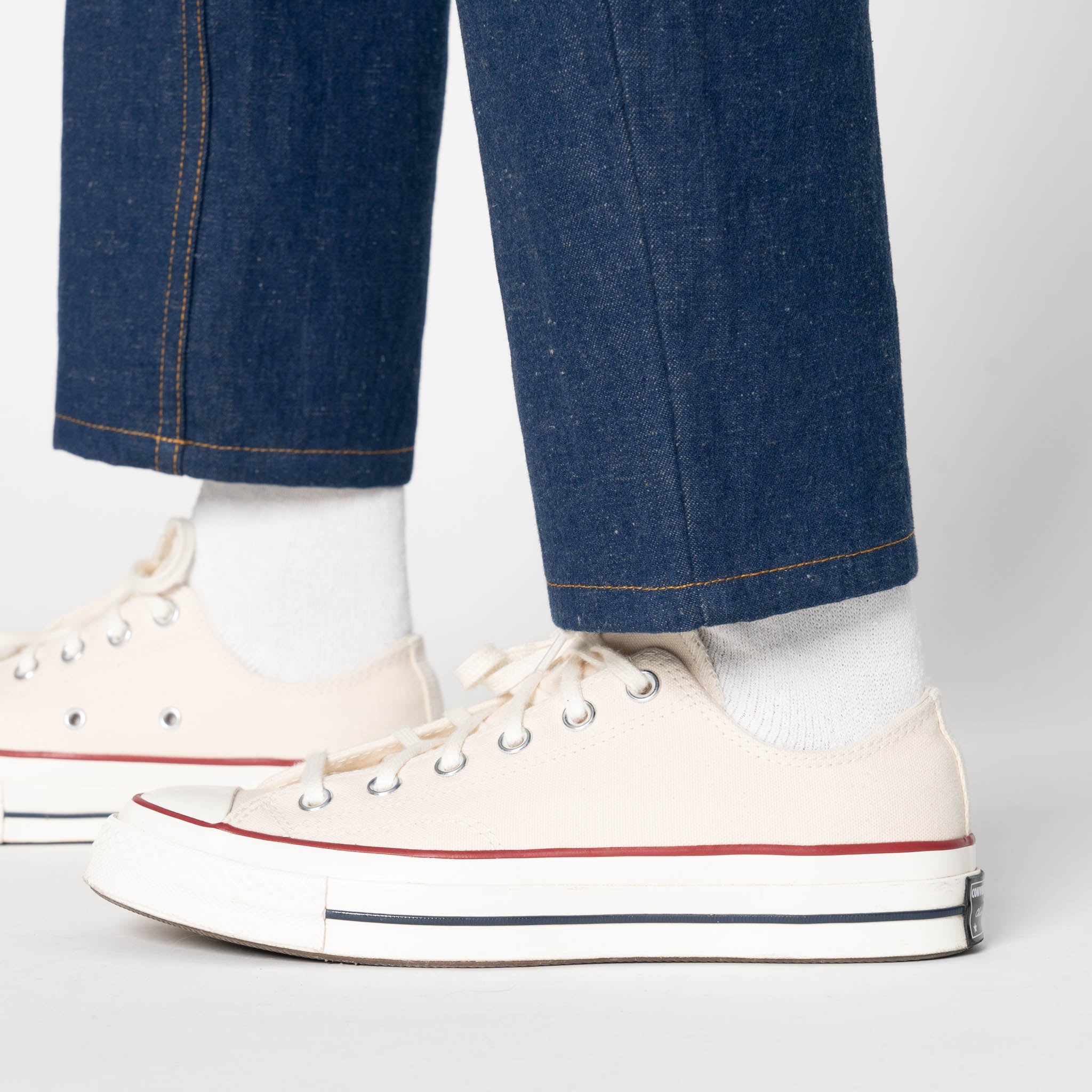 Bestie - 2x1 Dungaree Nep Denim - Mid Indigo by Naked & Famous Denim