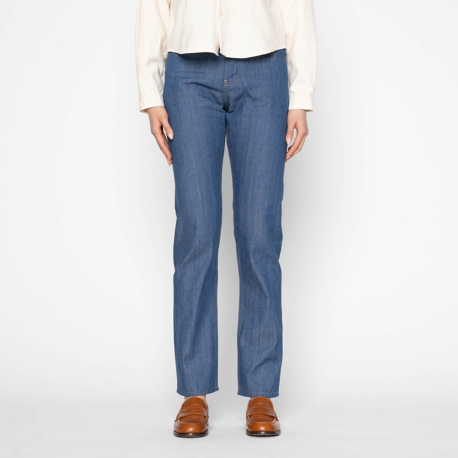 Super Girl - The Cat’s Pyjamas Selvedge - Blue by Naked & Famous Denim