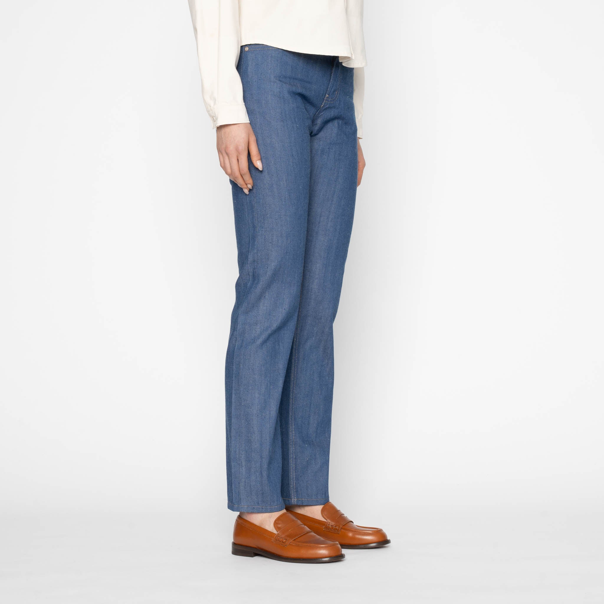 Super Girl - The Cat’s Pajamas Selvedge - Blue by Naked & Famous Denim