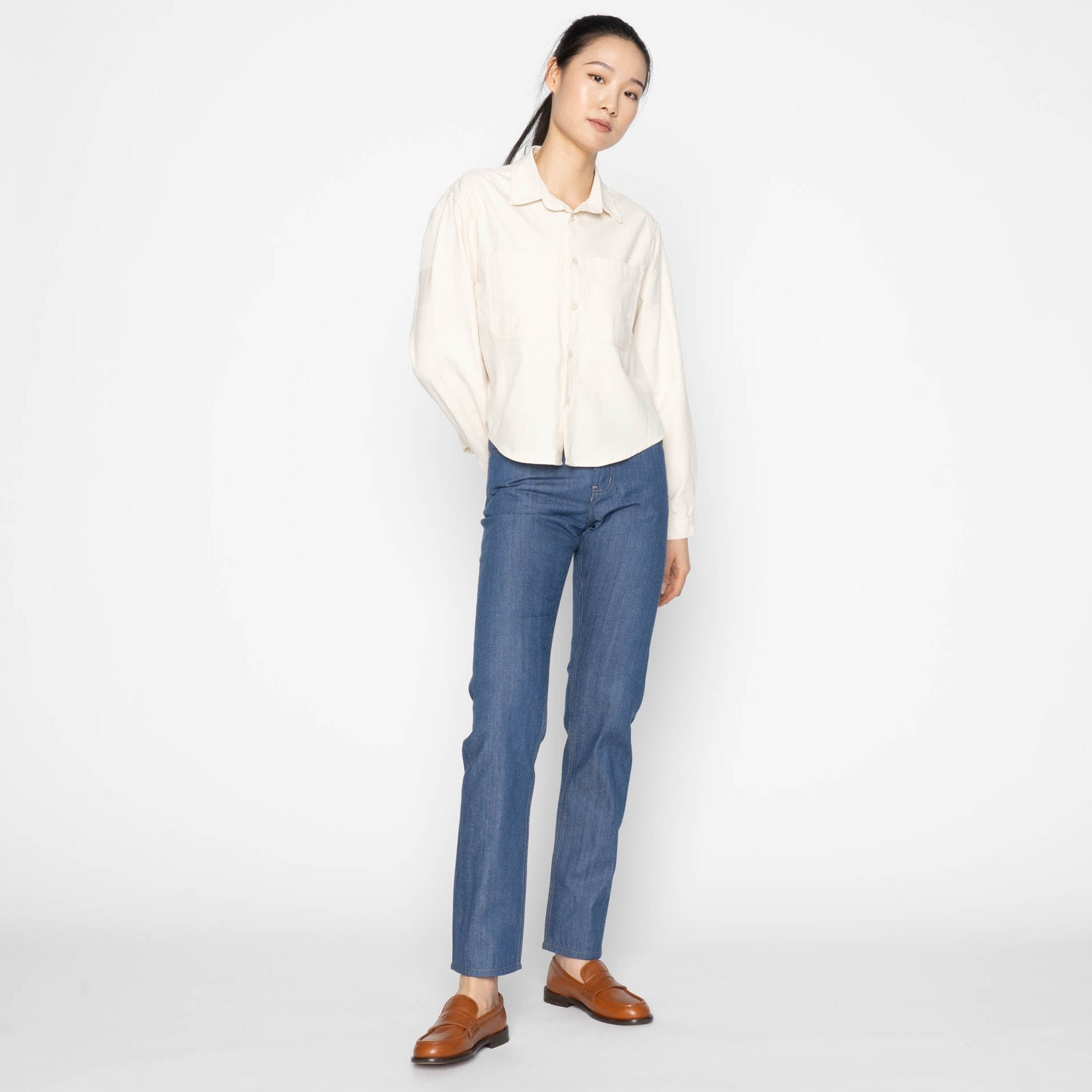 Super Girl - The Cat’s Pajamas Selvedge - Blue by Naked & Famous Denim